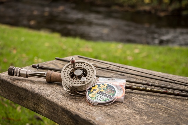 French nymphing gear with a twist - level tenkara Fluorocarbon in place of the usual French leader