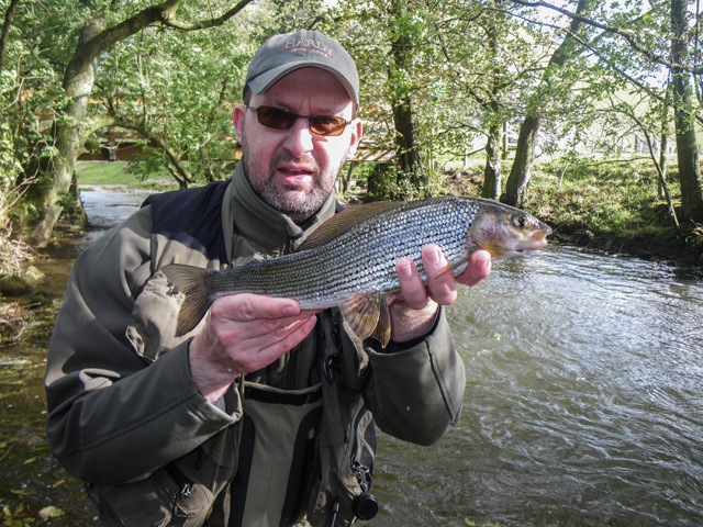 JP with a nice grayling