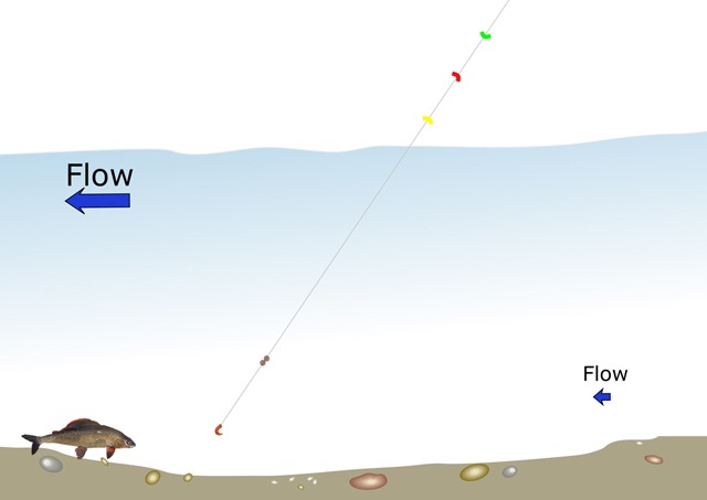 Keiryu bait fishing rig diagram