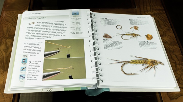 Fly Tying for Beginners interior example showing advantages of ring bindiing