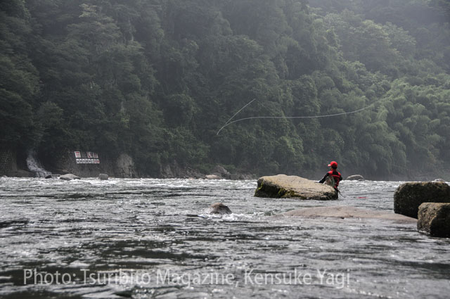 Honryu Tenkara casting with Kazunori Kobayashi