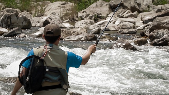 Ajari fishing fast honryu river