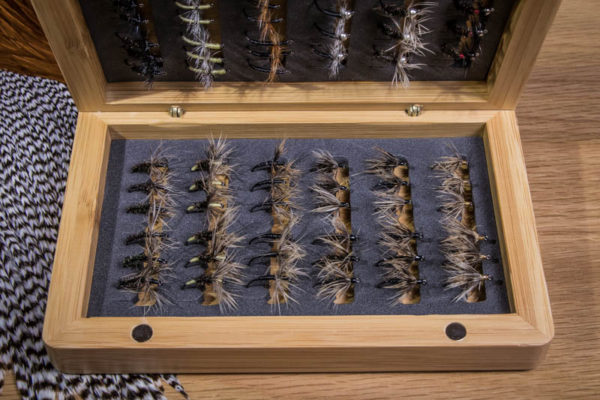 Masters’ Kebari Selection 63 flies (in bamboo fly box) - Image 2