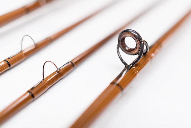 Rawson & Perrin bamboo fly rod with high gloss finish