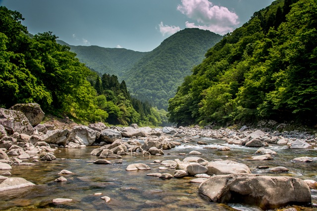 Trout River in Japan