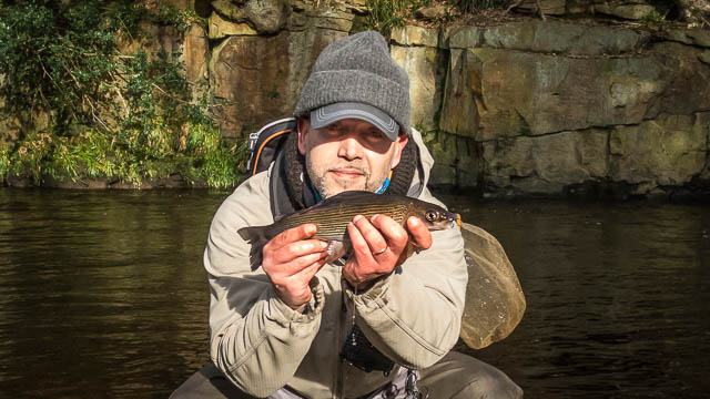 Vito "Tsurikichi" Rubino with a nice Autumn grayling