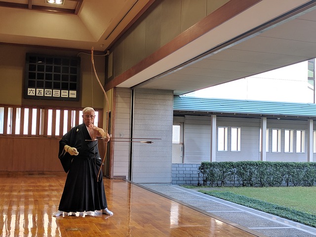 Japanese archery or kyudo