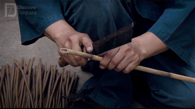 Kirikumi for a bamboo tenkara rod