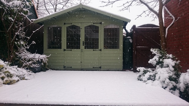 Fly Tying Summer house: Kebari Azumaya in the snow