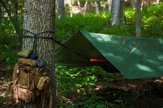 Tarp shelter for ultralight backpacking