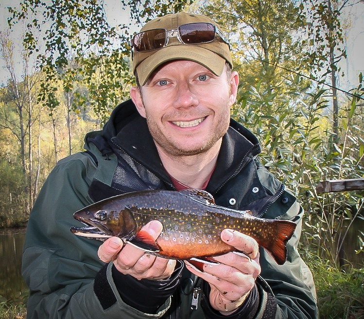Brook Trout from a stocked stillwater in Czechia